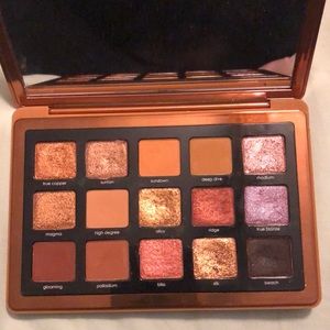 Gently used Natasha Denona Bronze Palette with Sunrise palette shadows